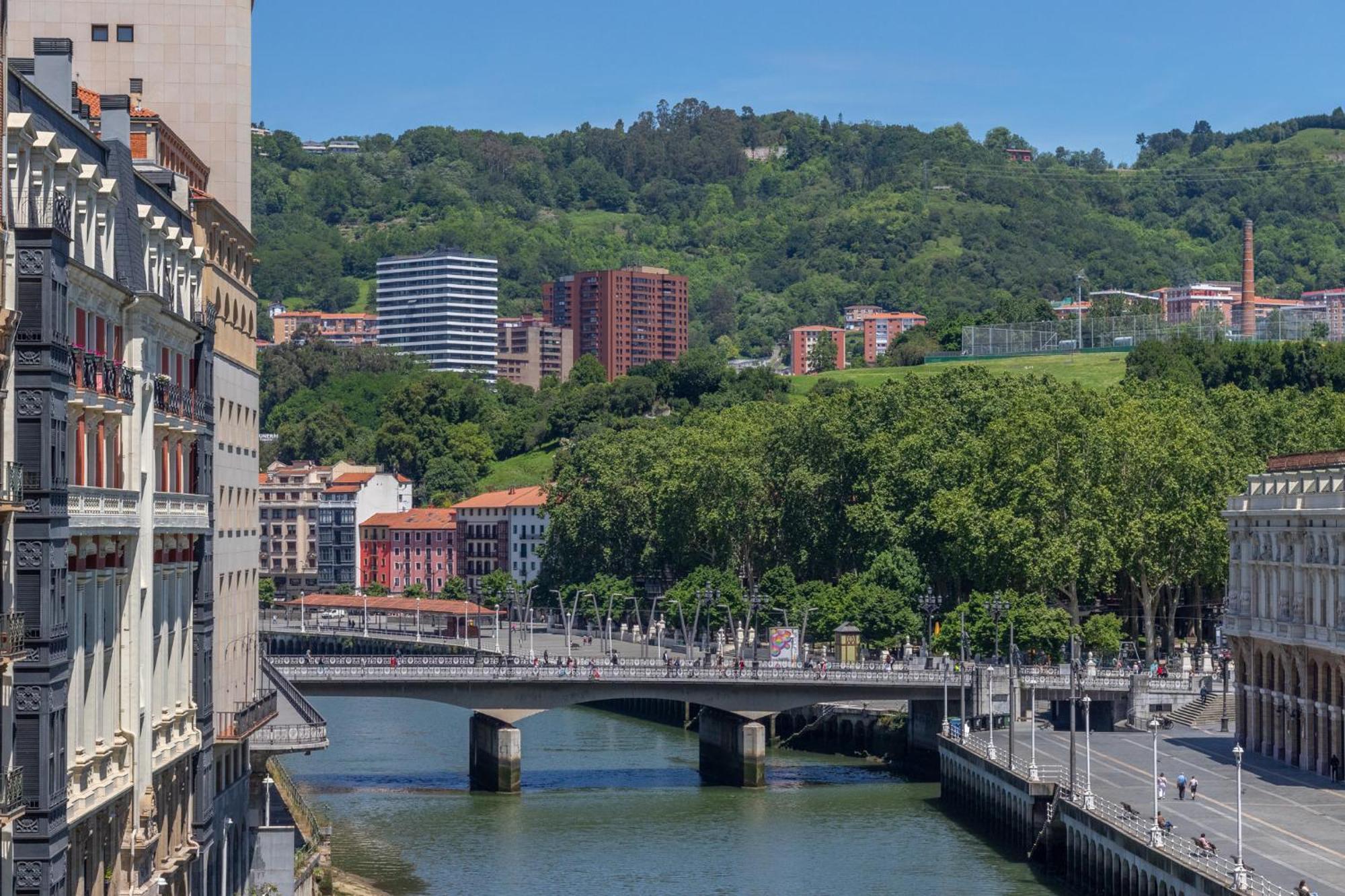 Apartamento Con Vistas A La Ria Бильбао Экстерьер фото
