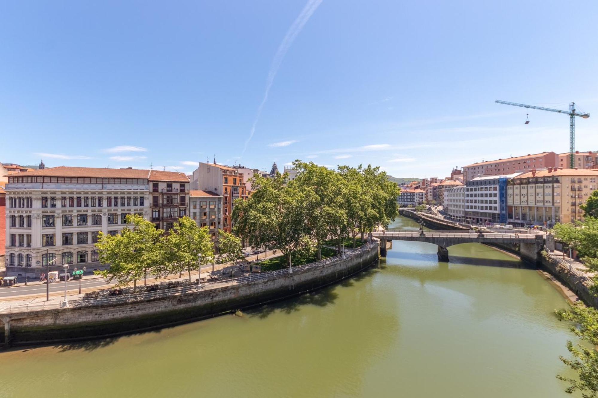 Apartamento Con Vistas A La Ria Бильбао Экстерьер фото